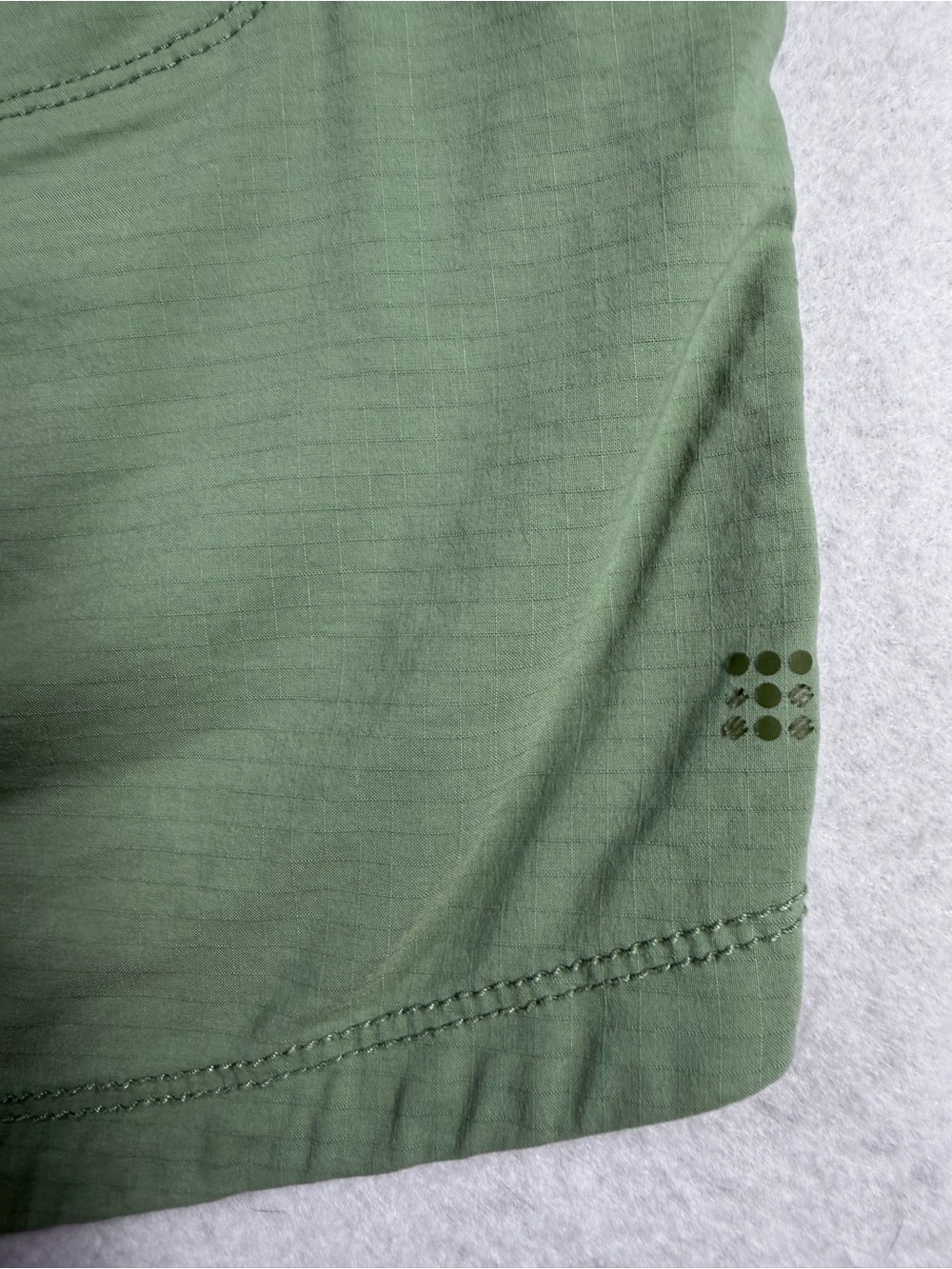 Title Nine Sage Green Adventure Skort Hiking Travel Drawstring Pockets Small - Picture 6 of 11